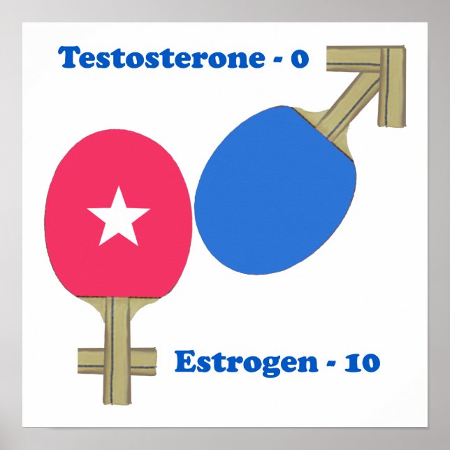 Estrogen Ping Pong Poster (Front)