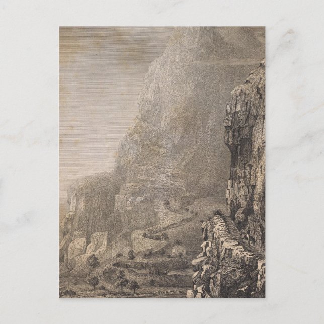 Estroza Pass, Madeira Postcard (Front)