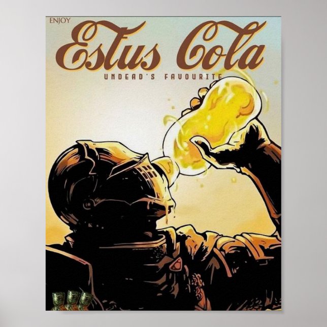 Estus Cola (DarkSouls) Poster (Front)