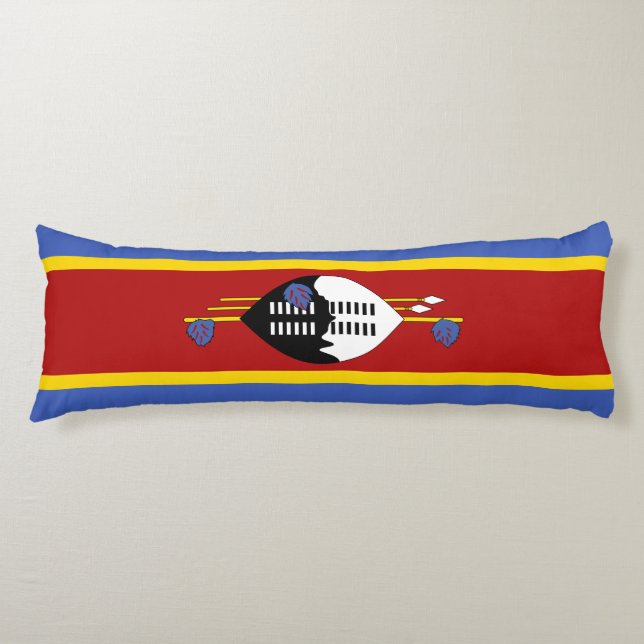 Eswatini Flag Body Pillow (Front)