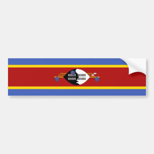 Eswatini Flag Bumper Sticker