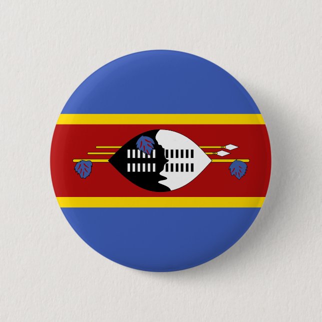 Eswatini Flag Button (Front)