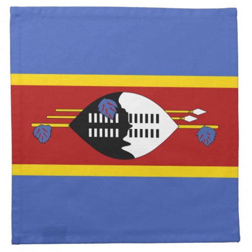 Eswatini Flag Cloth Napkin