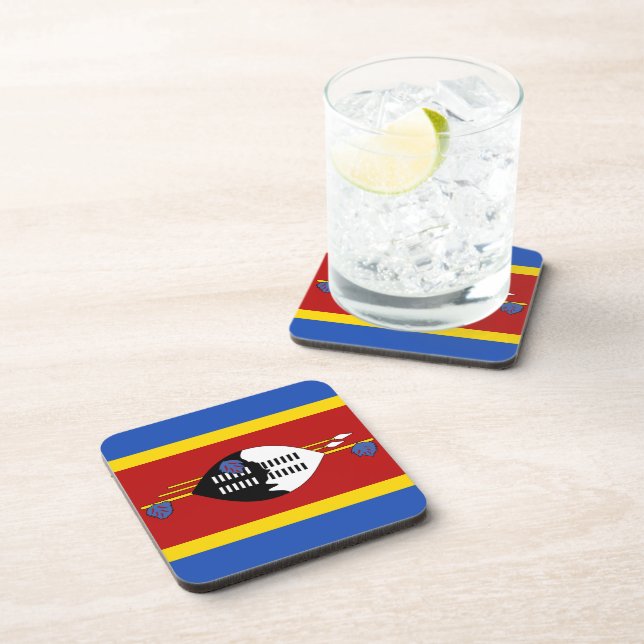 Eswatini Flag Coaster (Right Side)