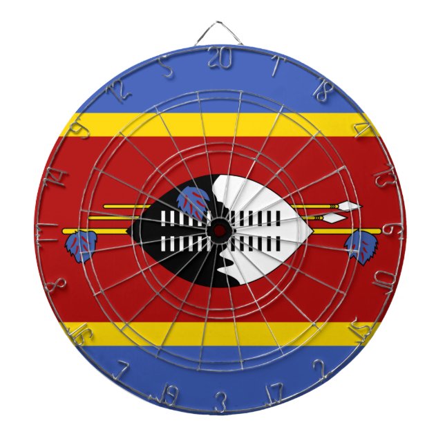 Eswatini flag Dartboard (Front)