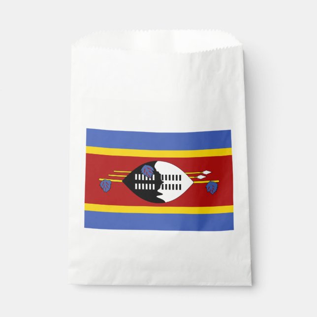 Eswatini Flag Favor Bag (Front)