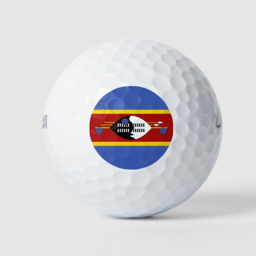Eswatini Flag Golf Balls