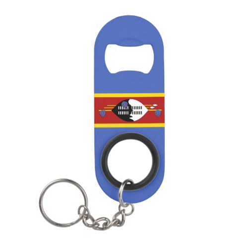 Eswatini Flag Keychain Bottle Opener