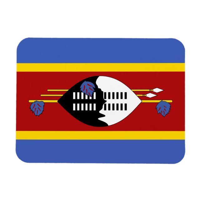 Eswatini Flag Magnet (Horizontal)