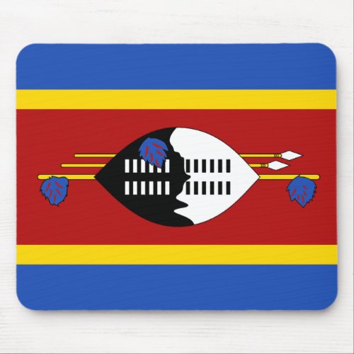 Eswatini Flag Mousepad