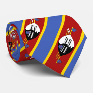 Eswatini Flag Neck Tie