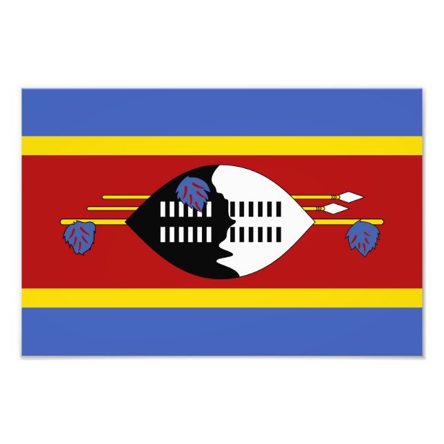 Eswatini Flag Photo Print (Front)