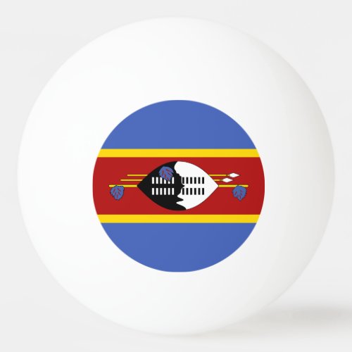 Eswatini Flag Ping Pong Ball
