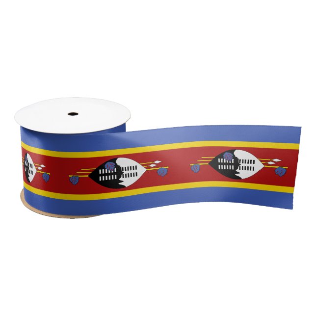 Eswatini Flag Satin Ribbon (Spool)