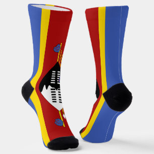 Eswatini Flag Socks