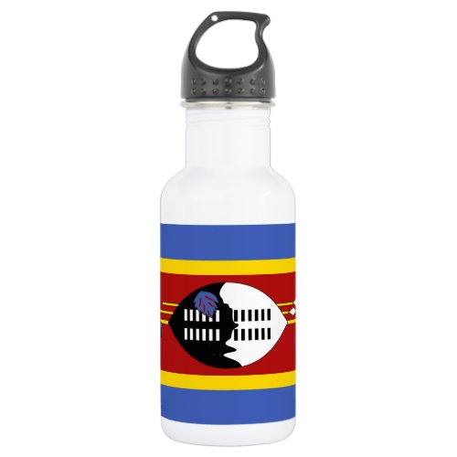 Eswatini Flag Stainless Steel Water Bottle