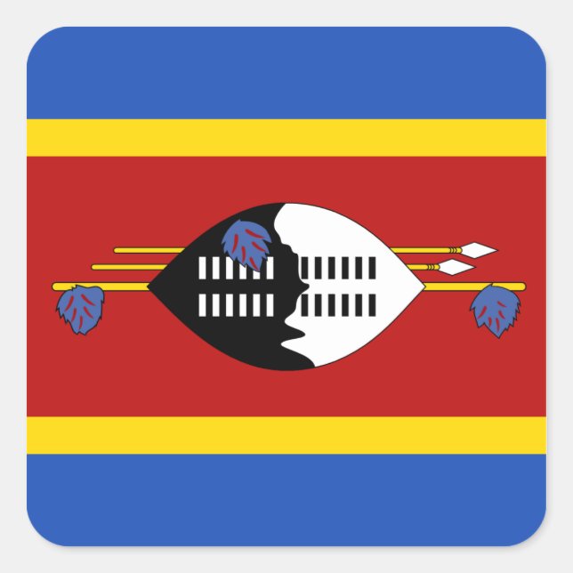 Eswatini Flag Sticker (Front)