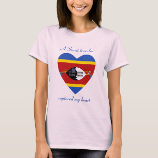 Eswatini Flag Sweetheart T-Shirt