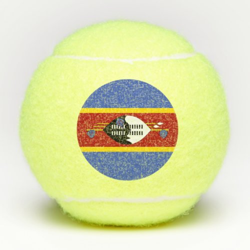 Eswatini Flag Tennis Balls