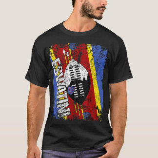 ESWATINI Flag Vintage Distressed SWAZILAND ESWATIN T-Shirt