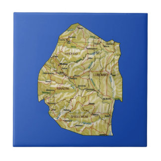 Eswatini Map Tile
