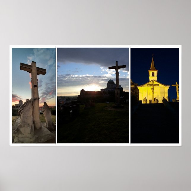 Esztergom Night Sky. Poster (Front)