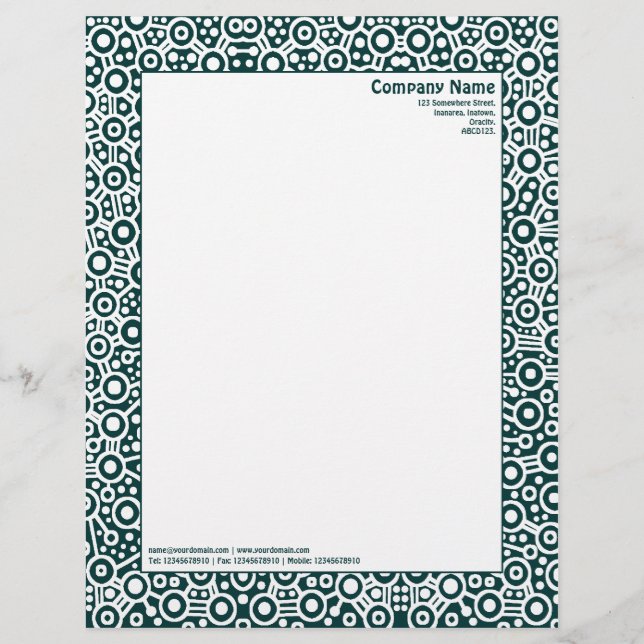 ET Circuity - Dark Green (003333) Letterhead (Front)