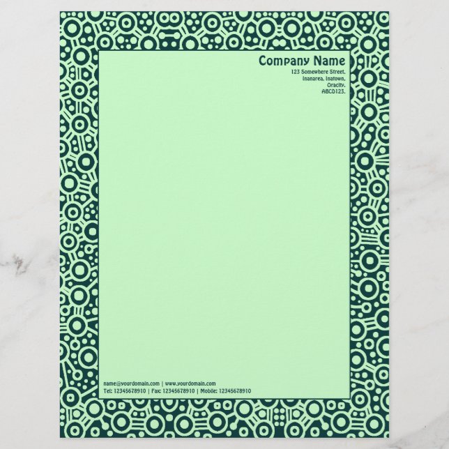 ET Circuity - Shades of Green Letterhead (Front)