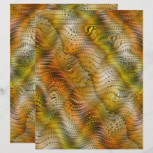 ET Faux Snakeskin Scrapbook Paper 2-Sided Page