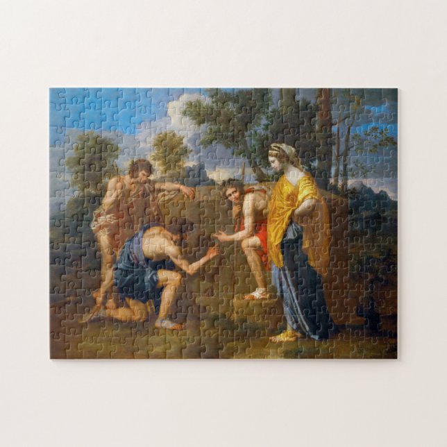 Et in Arcadia ego, Poussin Jigsaw Puzzle (Horizontal)