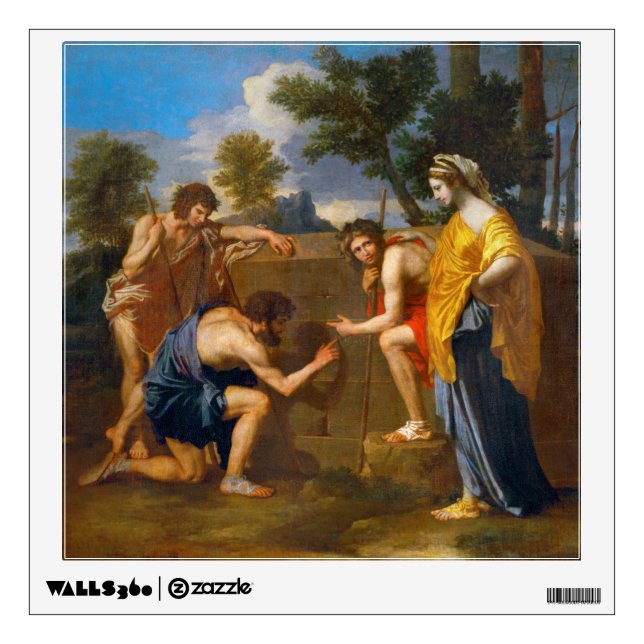 Et in Arcadia ego, Poussin Wall Decal (Front)
