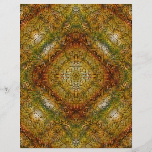 ET Serene Garden Scrapbook Paper Bulk Pages (Front)