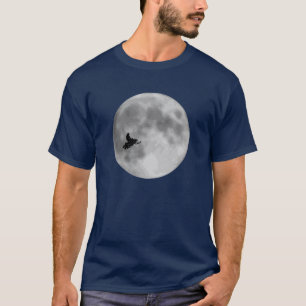 "ET" Sled and Moon Navy Blue Sledders.com T-Shirt