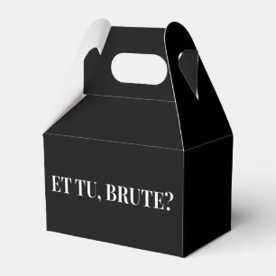 Et Tu, Brute? Shakespeare's Julius Caesar III Favor Boxes