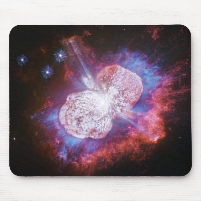 Eta Carinae Binary Star System Fireworks Mouse Pad (Front)
