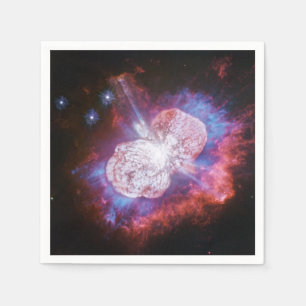 Eta Carinae Binary Star System Fireworks Napkins