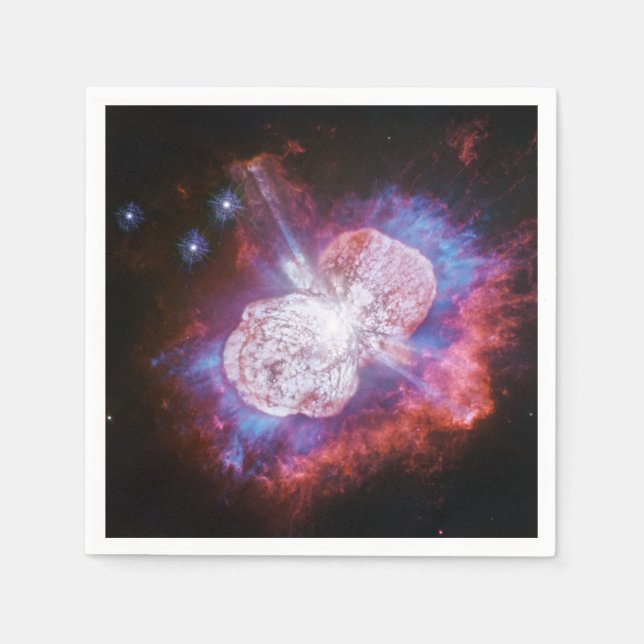 Eta Carinae Binary Star System Fireworks Napkins (Front)