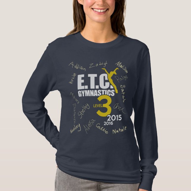 ETC Level 3 - Team Signature Design T-Shirt (Front)