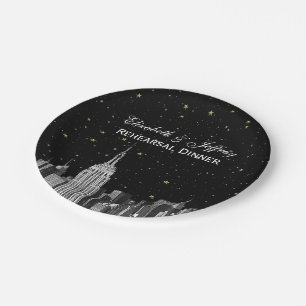 Etch NYC ESB Skyline Star DIY Bg Paper Plates