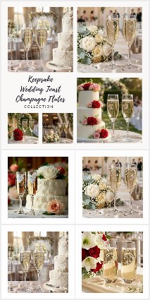 Etched Champagne Flutes for Weddings