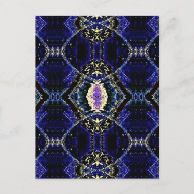 Etched Cobalt Postcard (Front)