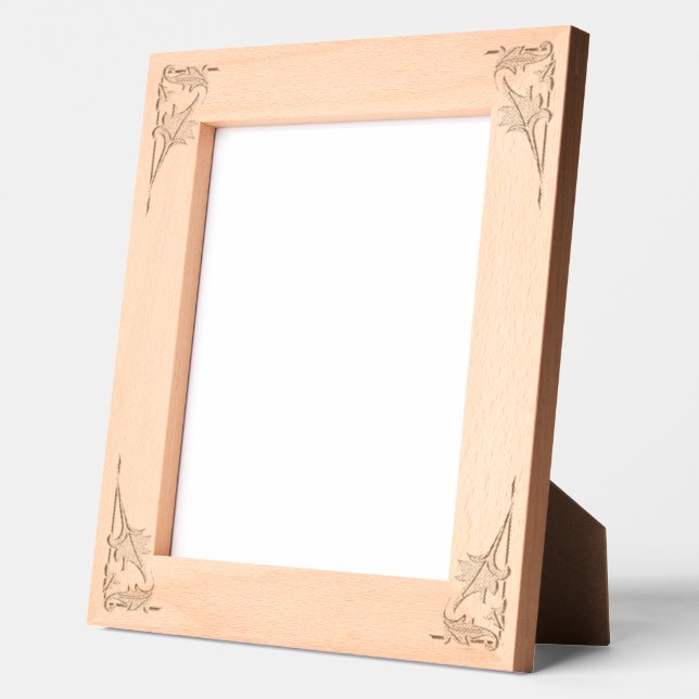 Etched Frames - Leaves at Right Angles (Left)