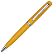 Etched Gift Box with Yellow-Coated Ballpoint Pen (Ballpoint Pen)