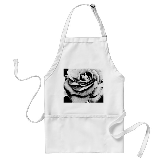Etched Rose Classic Apron (Front)