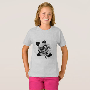 Etched Rose Kids T-Shirt