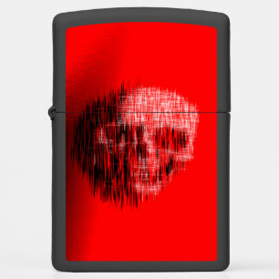 Etched Skull Zippo Lighter