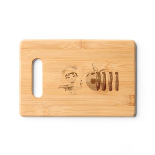 Etched Wooden Cutting Board