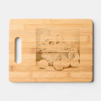 Etched Wooden Cutting Board