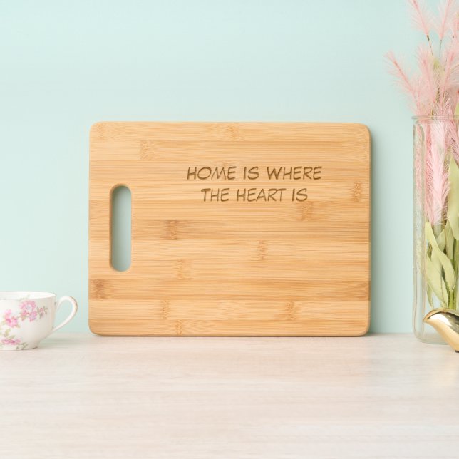 Etched Wooden Cutting Board (Upright)