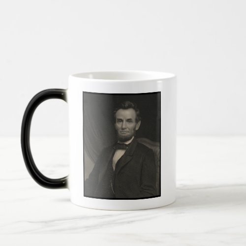 Etching Portrait of Abraham Lincoln Magic Mug